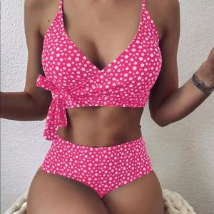 2 Piece faux Wrap Top Bikini/Swimsuit